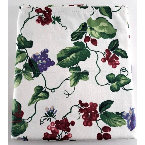 Waverly Balloon Window Valance NEW Orchard Trail Thistle Purple Flowers 36 - 48" - Picture 2 of 5